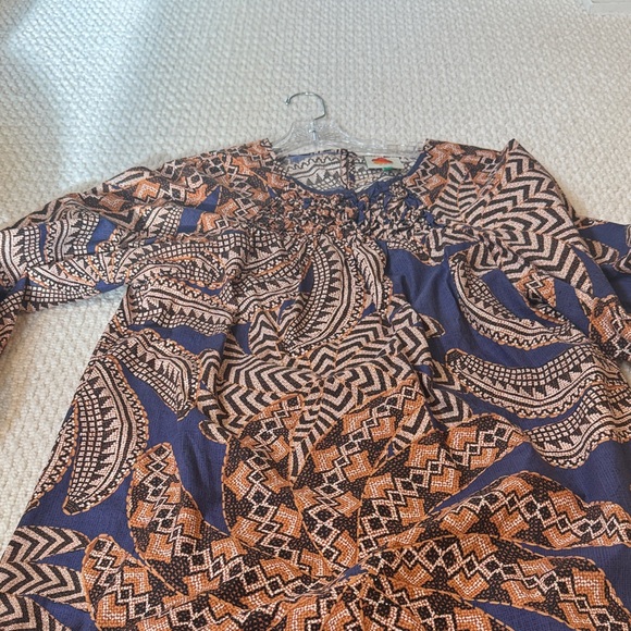 Colorful Geometric Patterned Farm Rio Dress - Picture 5 of 5